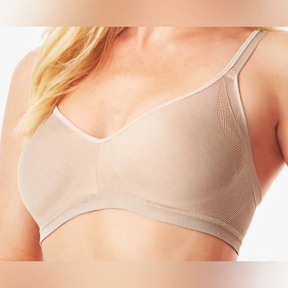 Warner's RM3911A Sz XL‎ Easy Does It No Bulge Wirefree Contour Bra NEW - Picture 1 of 6